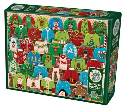 1000pc Ugly Xmas Sweaters Puzzle image 0